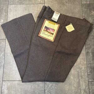 VTG Men's Wrangler Wrancher 82HO Heather Dark Chocolate Pants 40x30 Made In USA